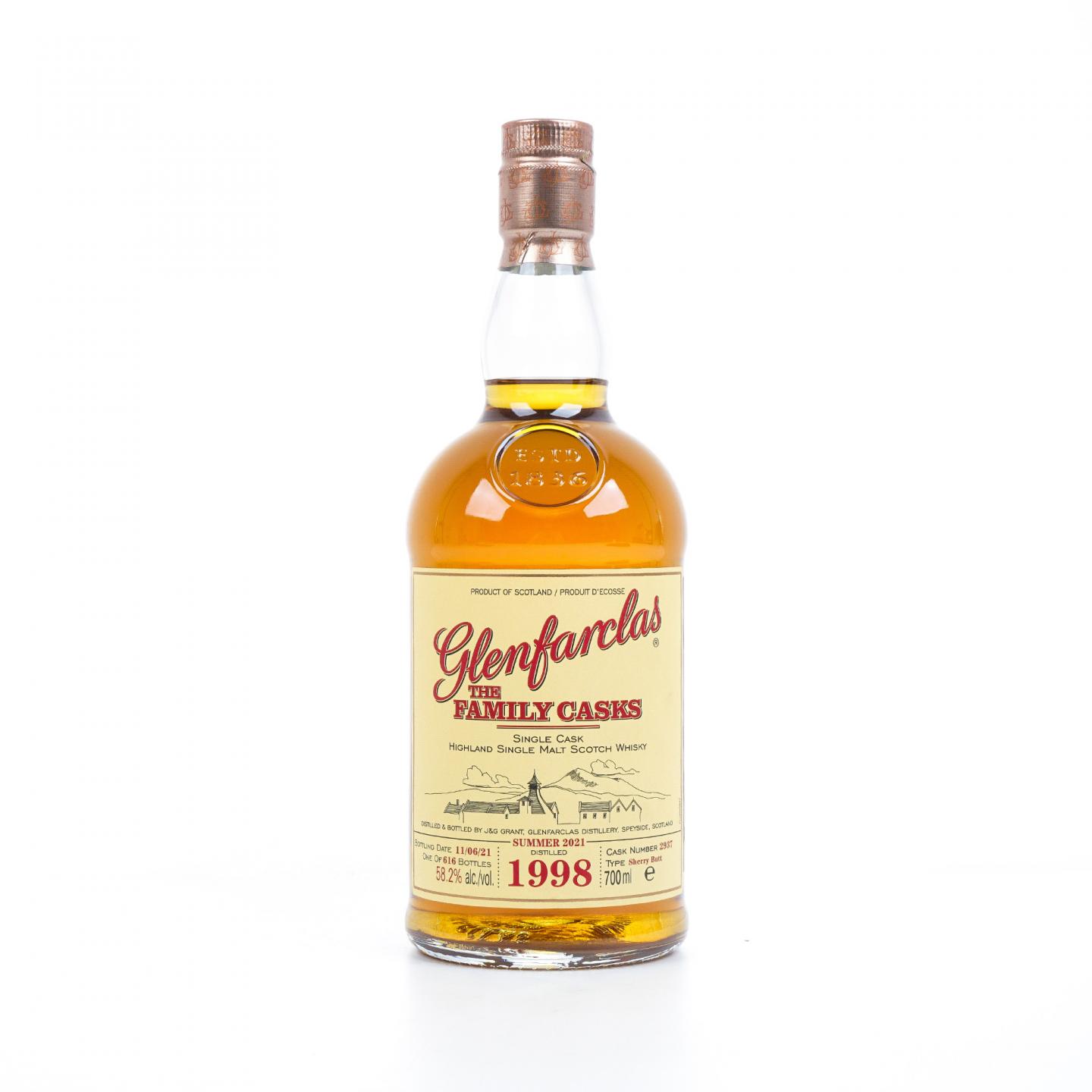 Glenfarclas 格兰花格 1998-2021 家族桶#2937