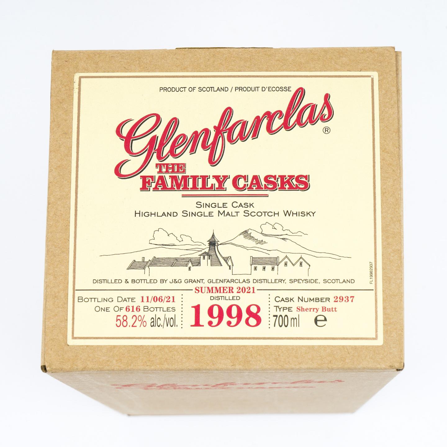 Glenfarclas 格兰花格 1998-2021 家族桶#2937