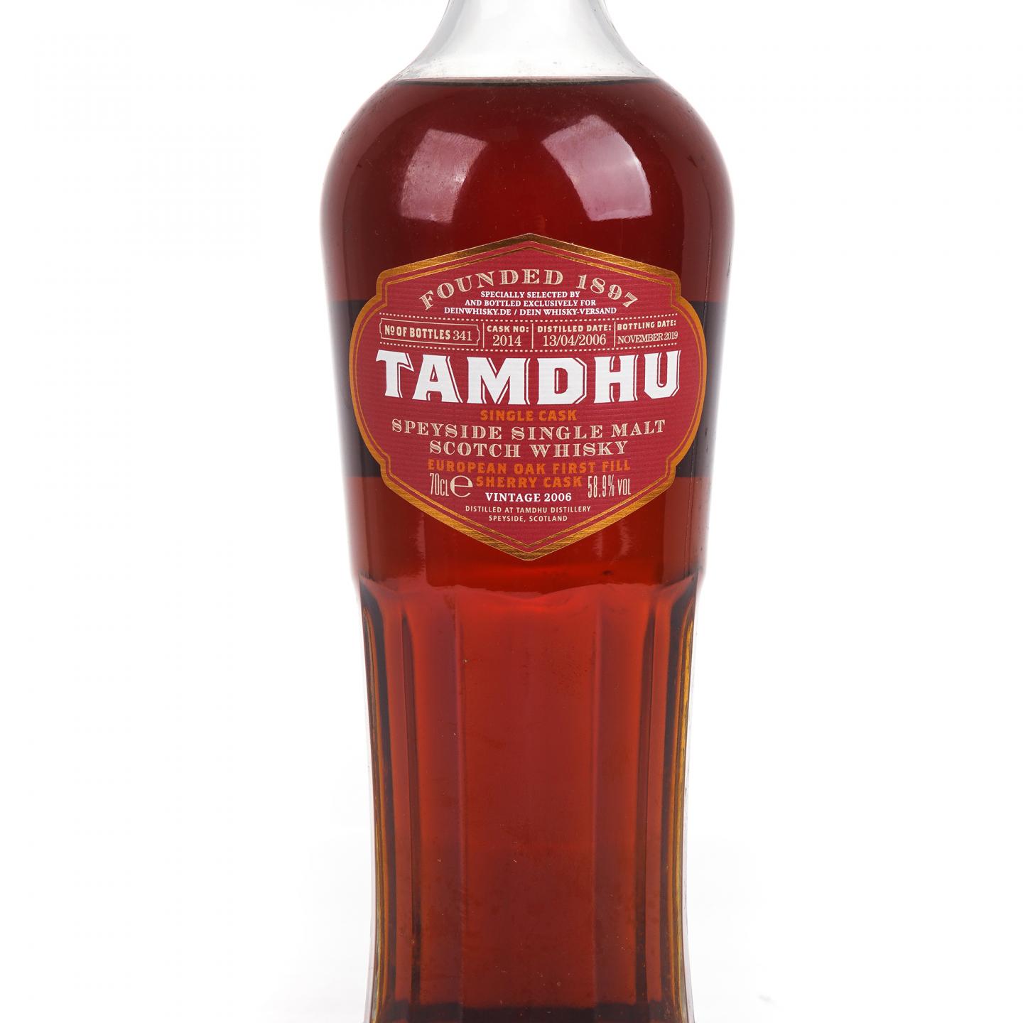 Tamdhu 檀都 2006-2019 初填雪莉桶#2014 单桶