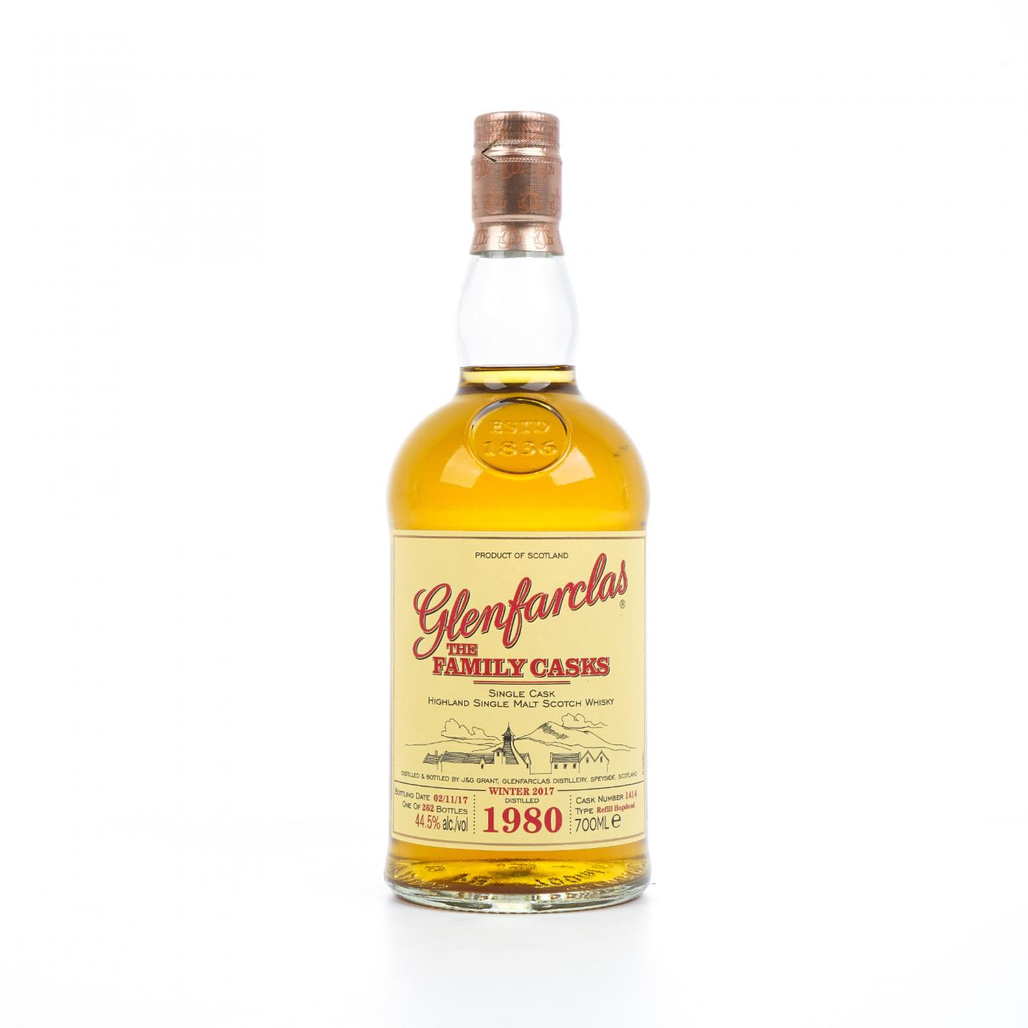 Glenfarclas 格兰花格 1980-2017 家族桶 单桶#1414