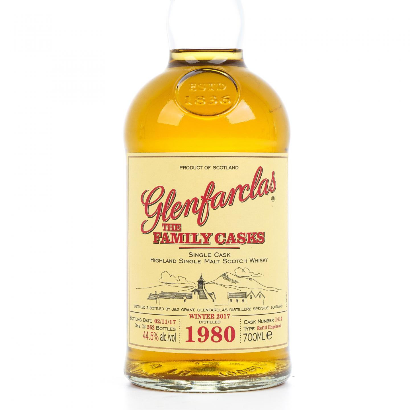 Glenfarclas 格兰花格 1980-2017 家族桶 单桶#1414