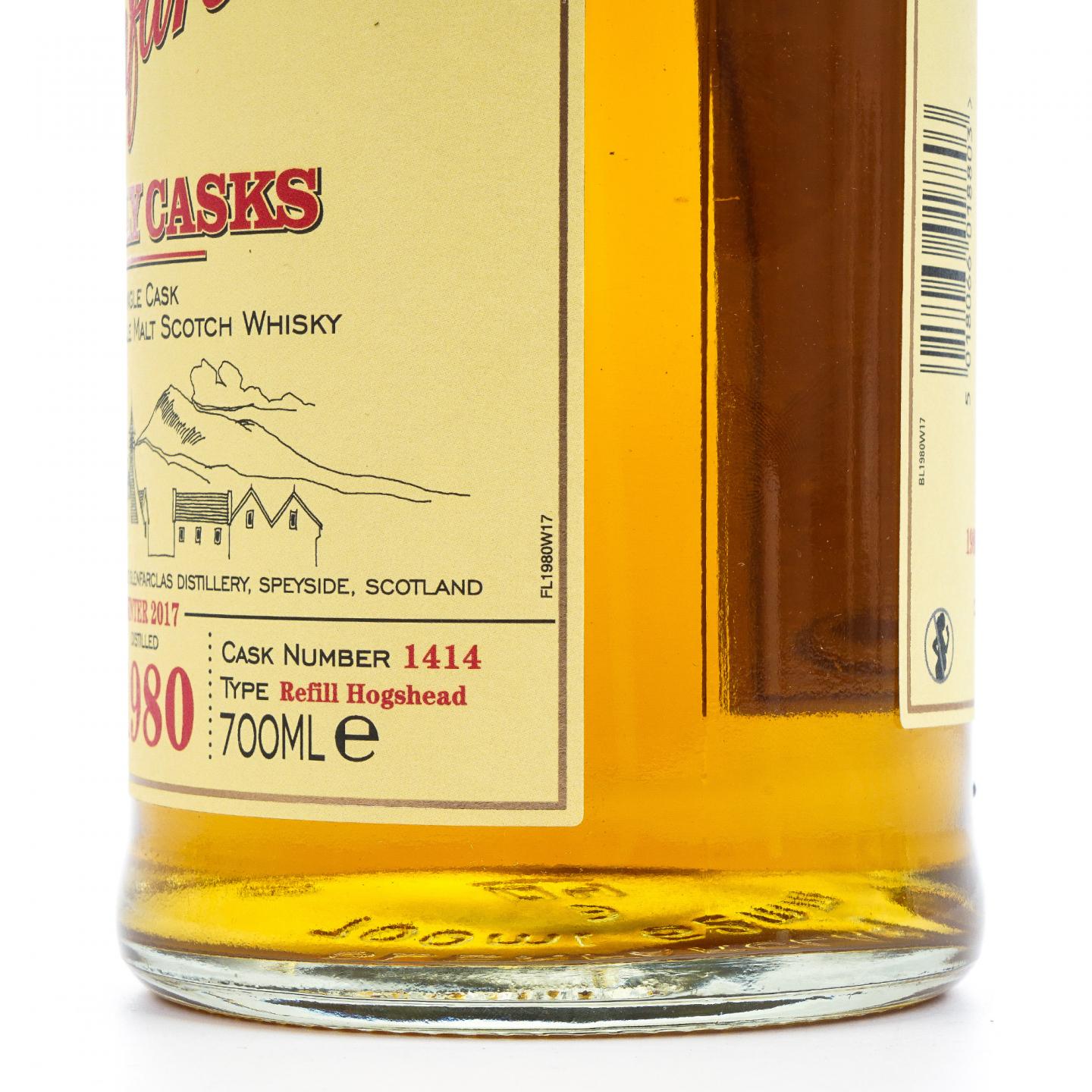 Glenfarclas 格兰花格 1980-2017 家族桶 单桶#1414
