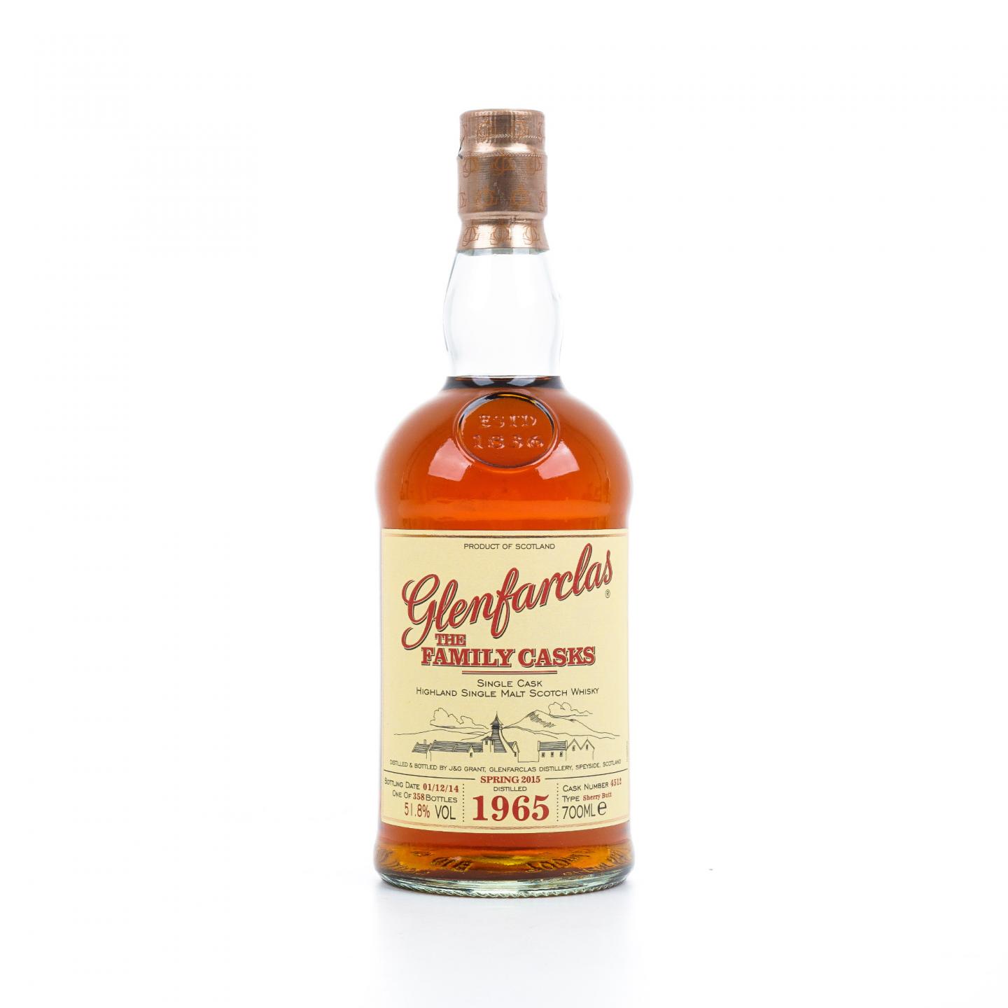 Glenfarclas 格兰花格 1965-2014 家族桶 雪莉单桶#4512