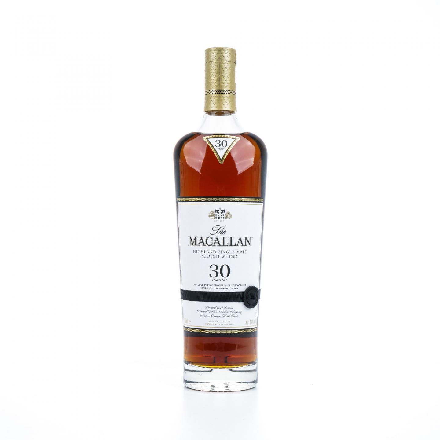 【附X光图】Macallan 麦卡伦 30年 2024 黑腰带
