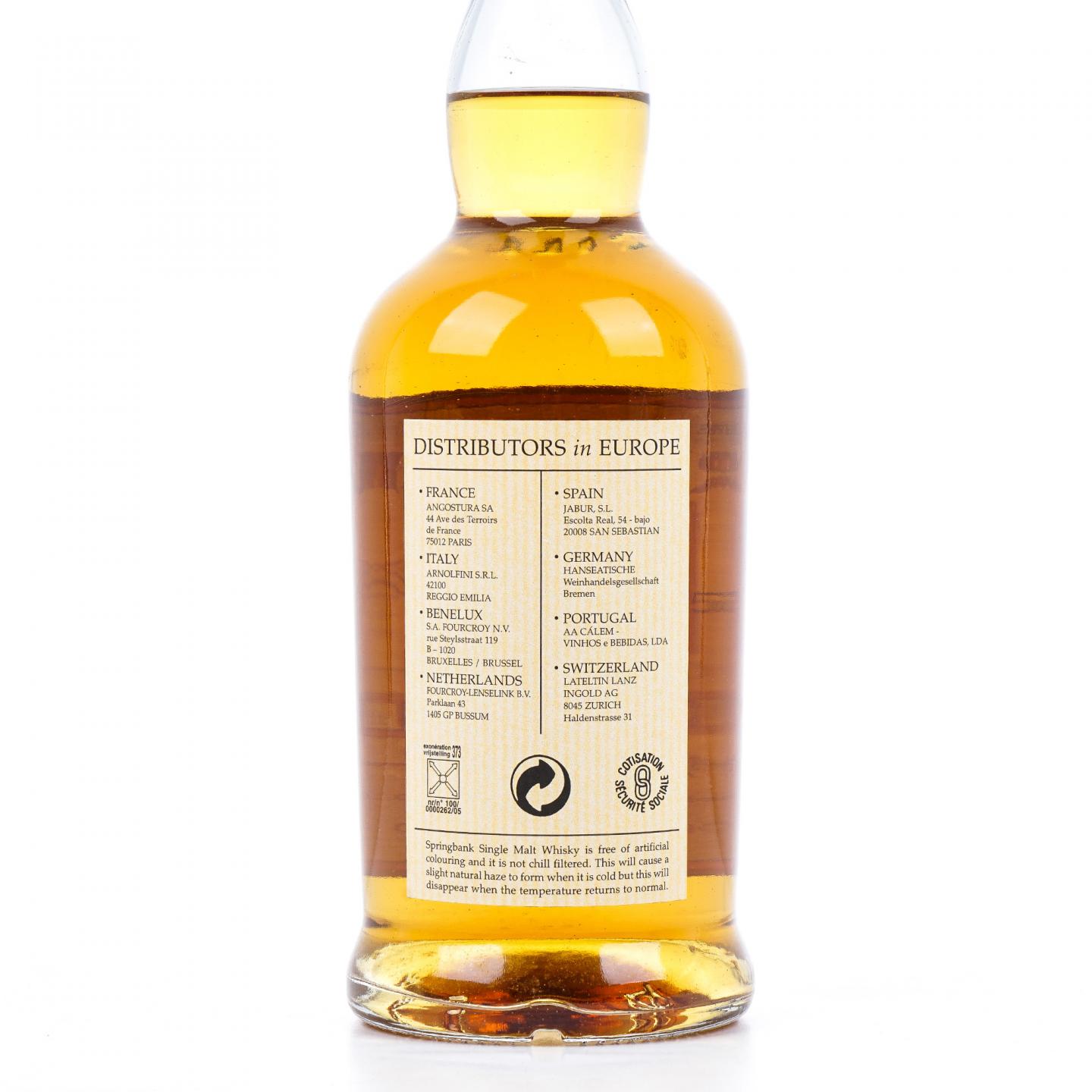 Springbank 云顶 10年 旧版 46%