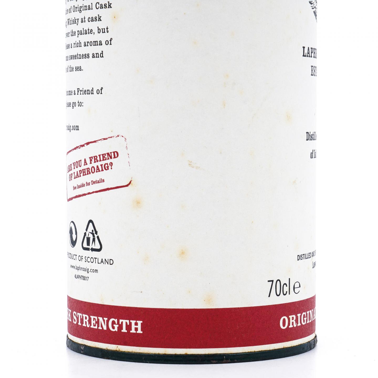 Laphroaig 拉弗格 10年 桶强 Batch 001 57.8% 700ml