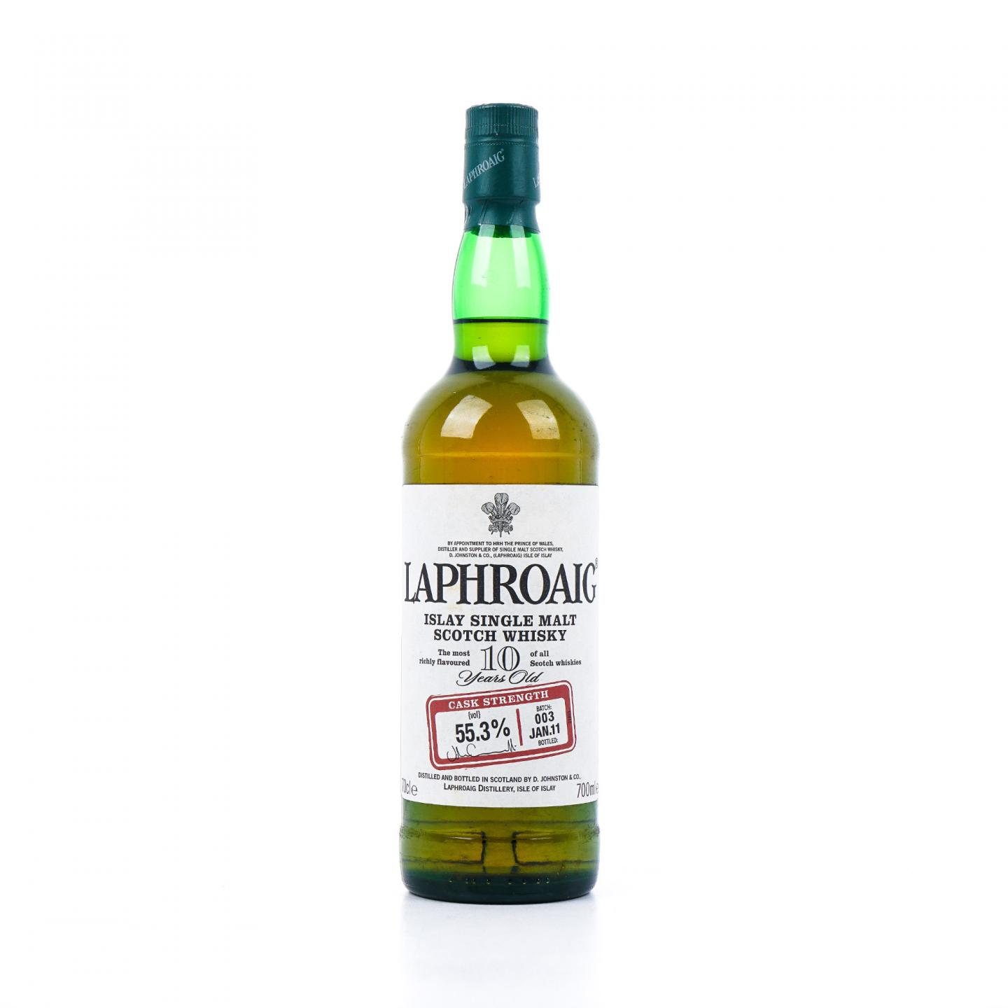 Laphroaig 拉弗格 10年 桶强 第003版 礼盒 55.3%vol.