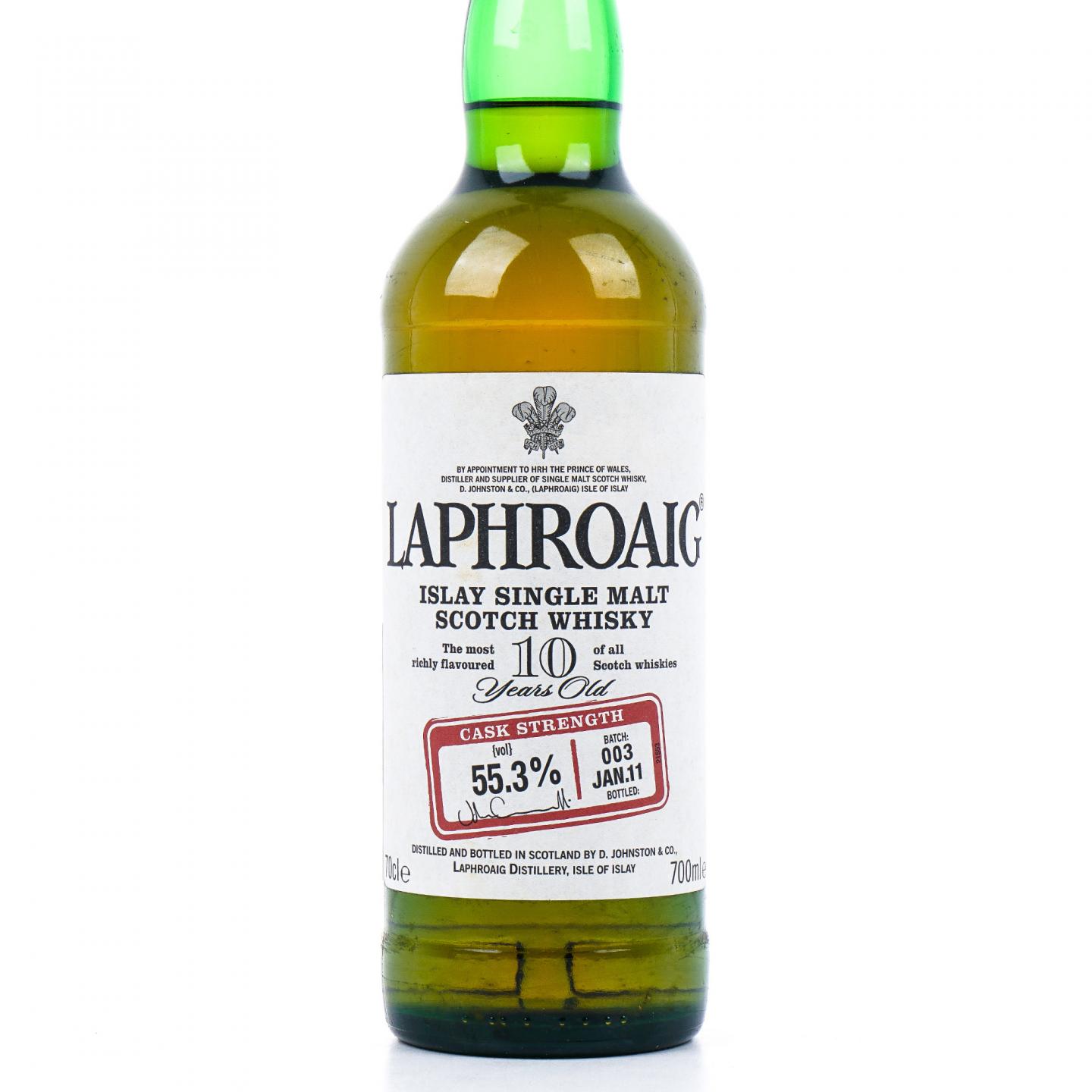 Laphroaig 拉弗格 10年 桶强 第003版 礼盒 55.3%vol.