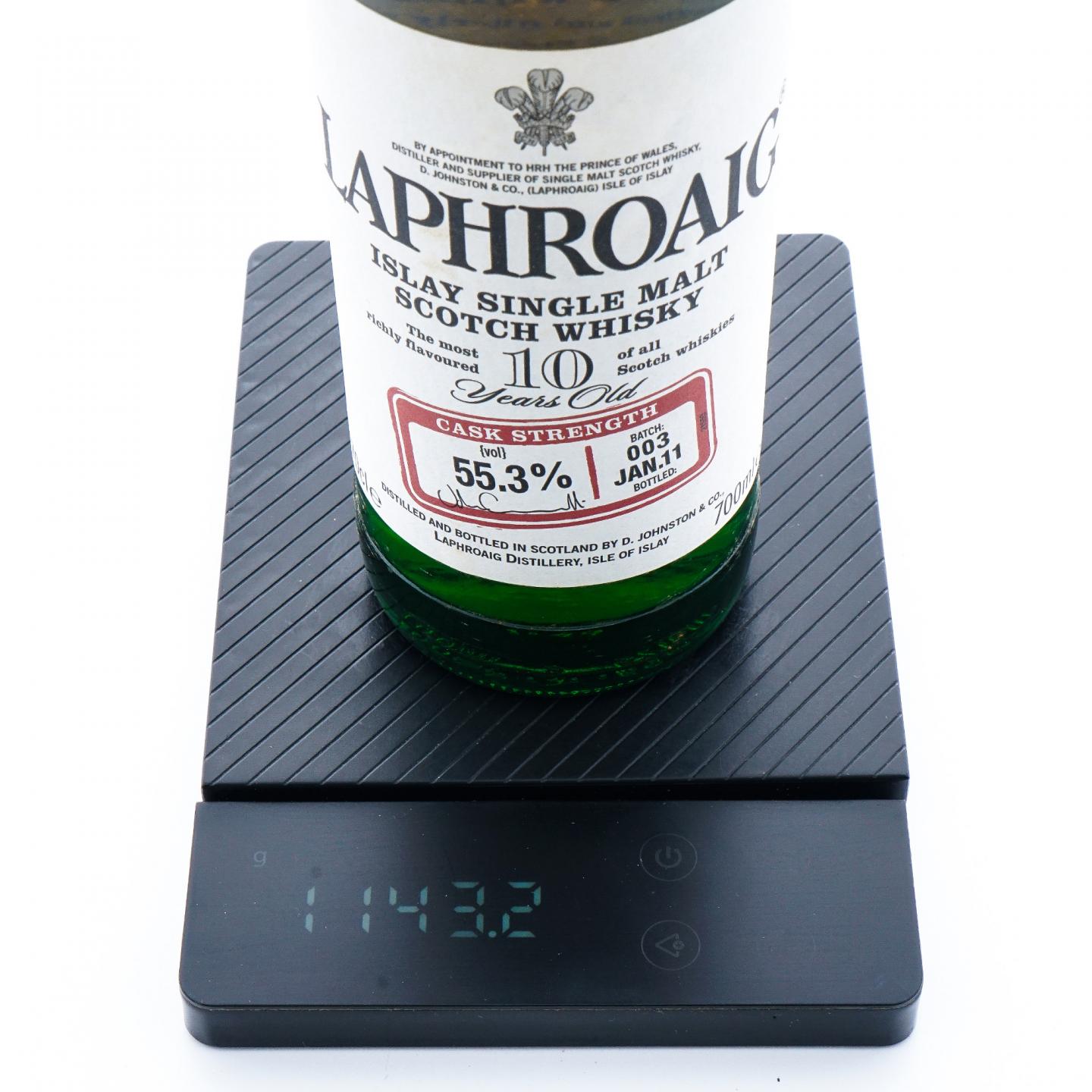 Laphroaig 拉弗格 10年 桶强 第003版 礼盒 55.3%vol.