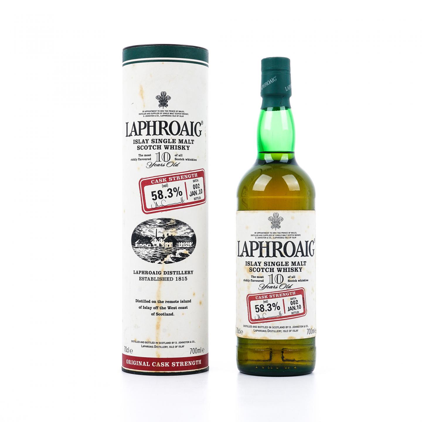 Laphroaig 拉弗格 10年 桶强 Batch 002 58.3%
