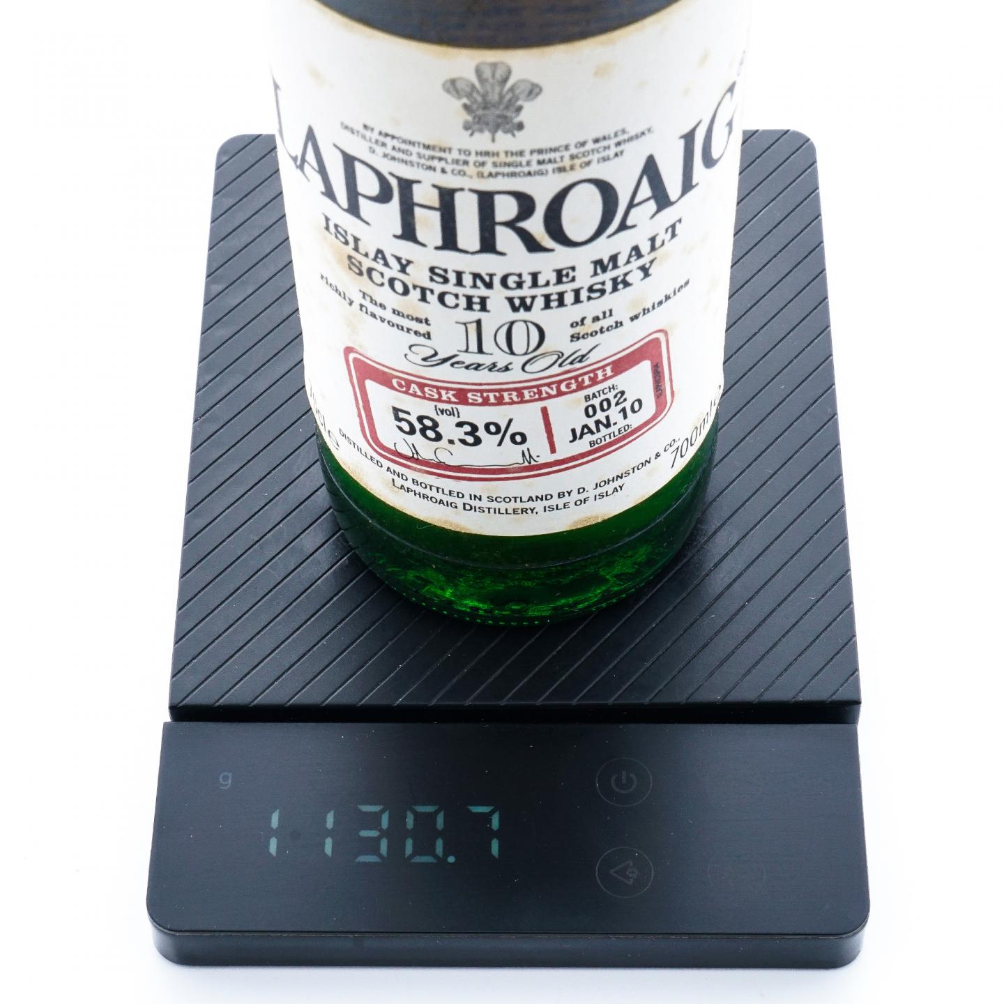 Laphroaig 拉弗格 10年 桶强 Batch 002 58.3%