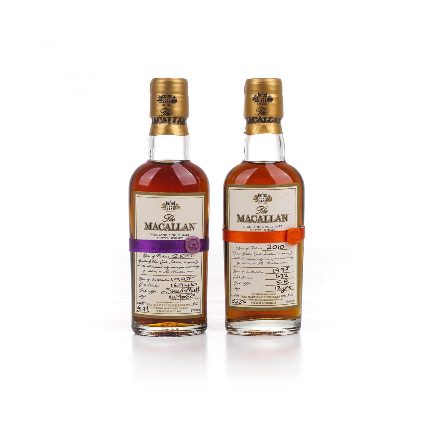 【酒版】Macallan 麦卡伦 13/14年 1997 雪莉桶 50ml*2瓶组