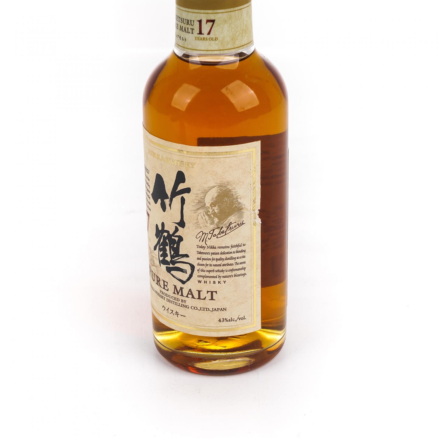 【中样】竹鹤 17年 Pure Malt 180ml
