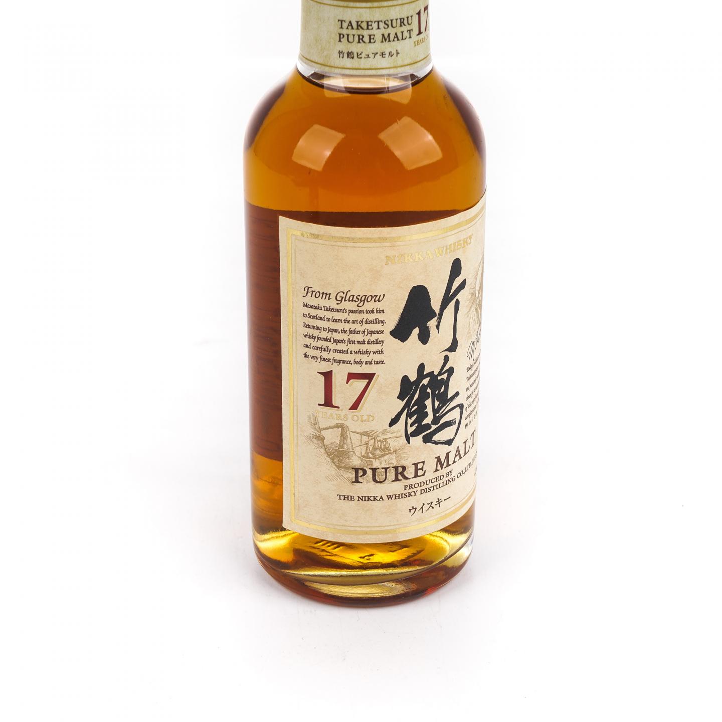【中样】竹鹤 17年 Pure Malt 180ml