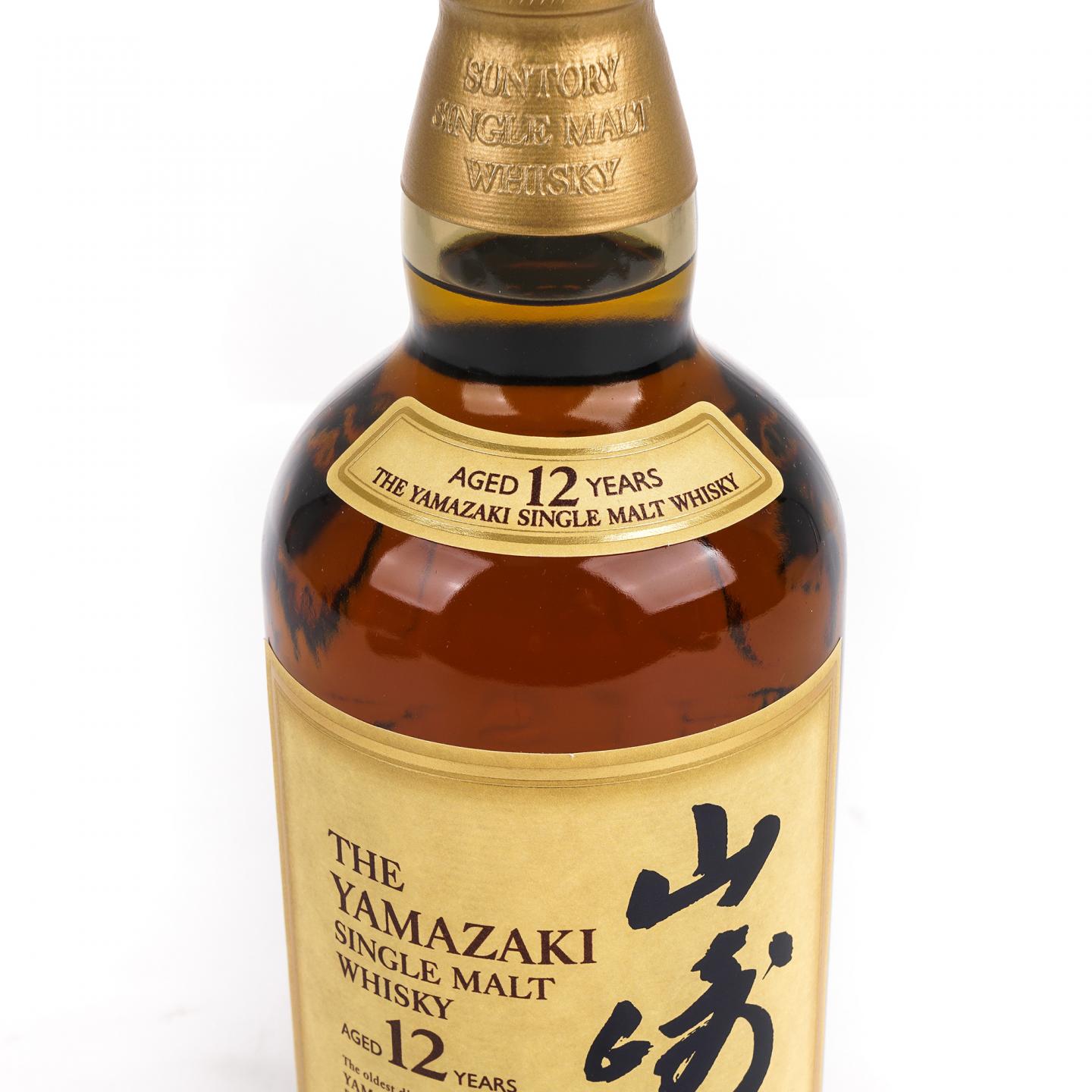 山崎 12年 Single Malt 金花盖 700ML