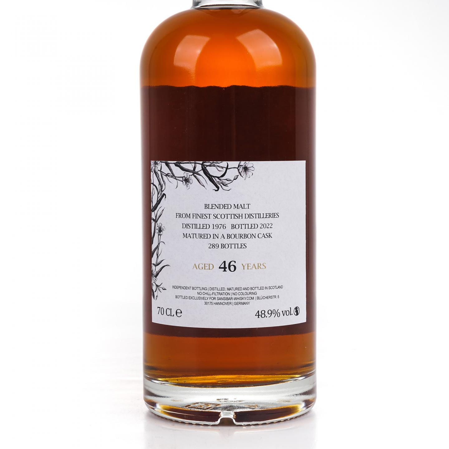 调和麦芽威士忌 46年 1976-2022 Sansibar