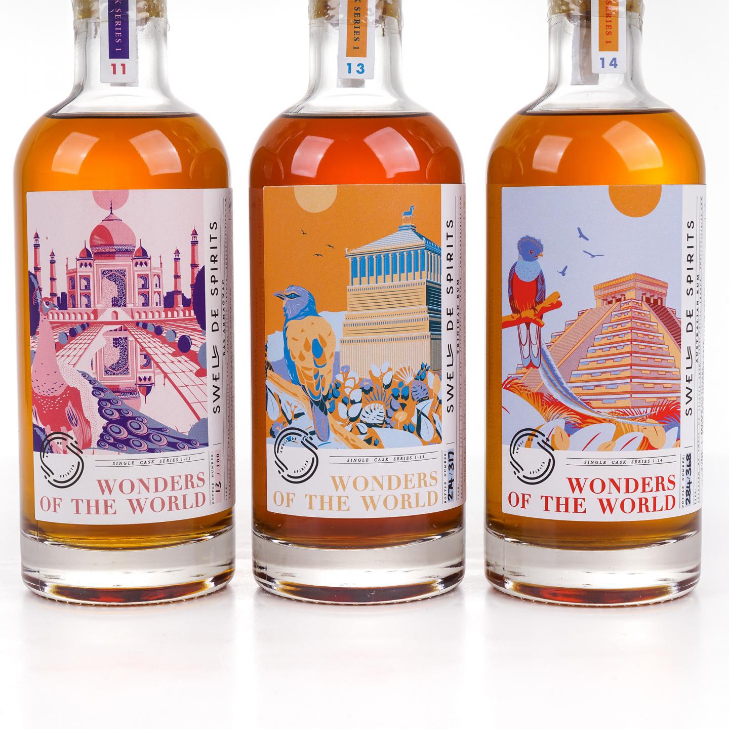 Swell de Spirits 世界奇迹系列 500ml*3瓶组