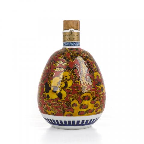 三得利 白兰地 金花标 瓷瓶 600ml