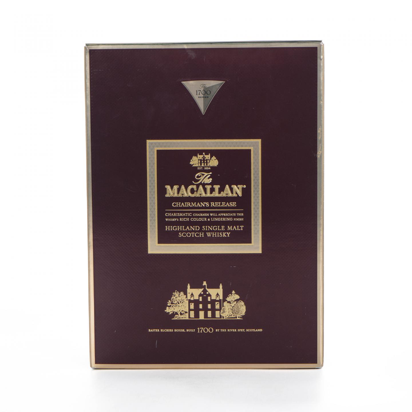 Macallan 麦卡伦 1700系列 2013 Chairman's Release