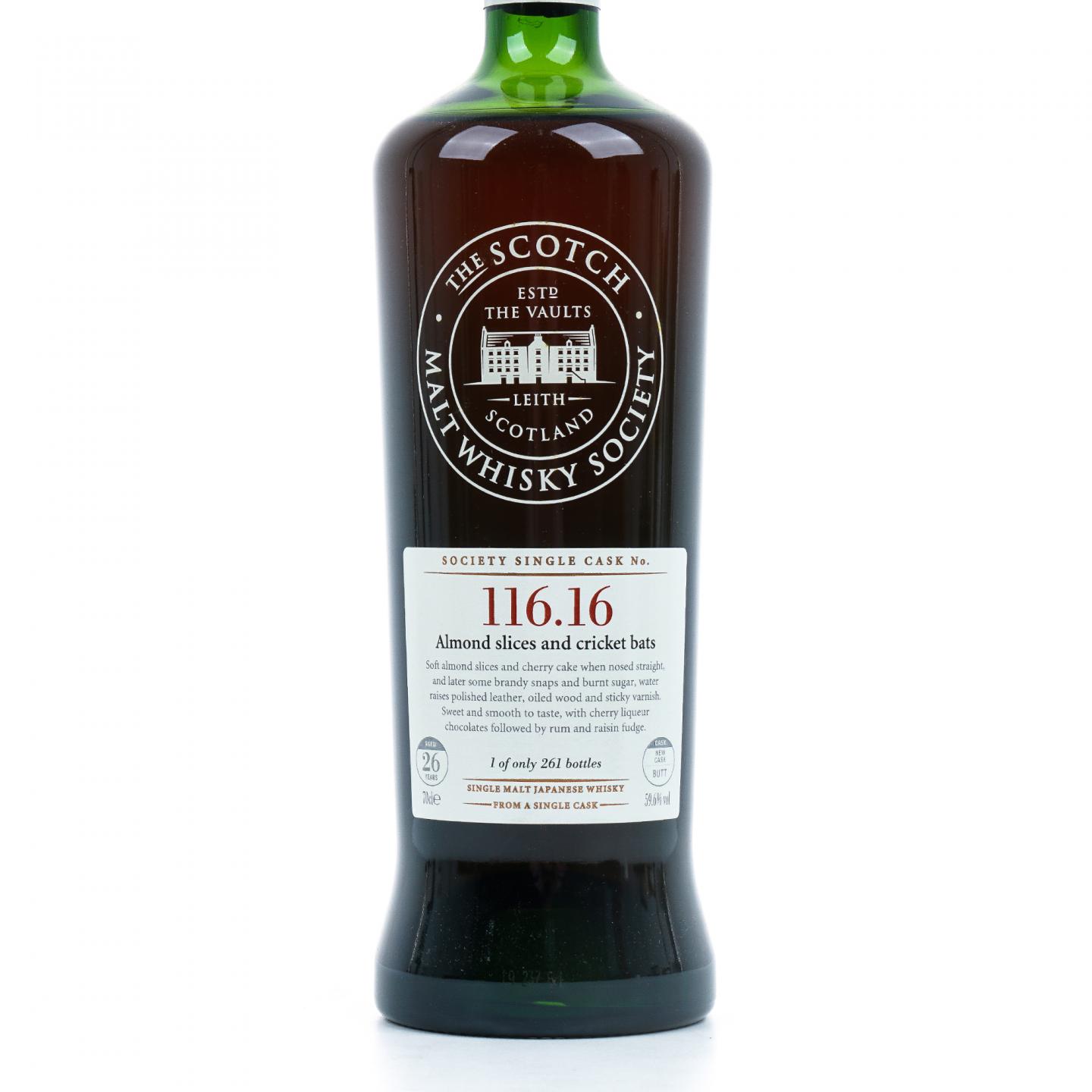 SMWS 116.16 余市 26年 1982-2009 Butt单桶