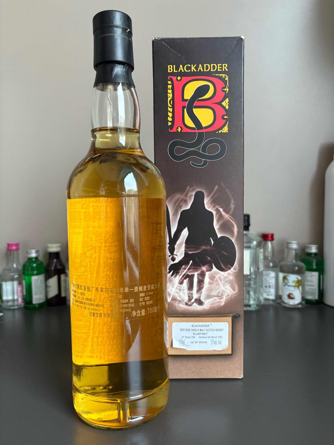 Blairfindy21年单桶1997-2018黑蛇老酒