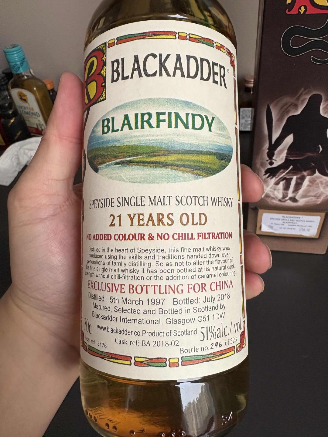 Blairfindy21年单桶1997-2018黑蛇老酒