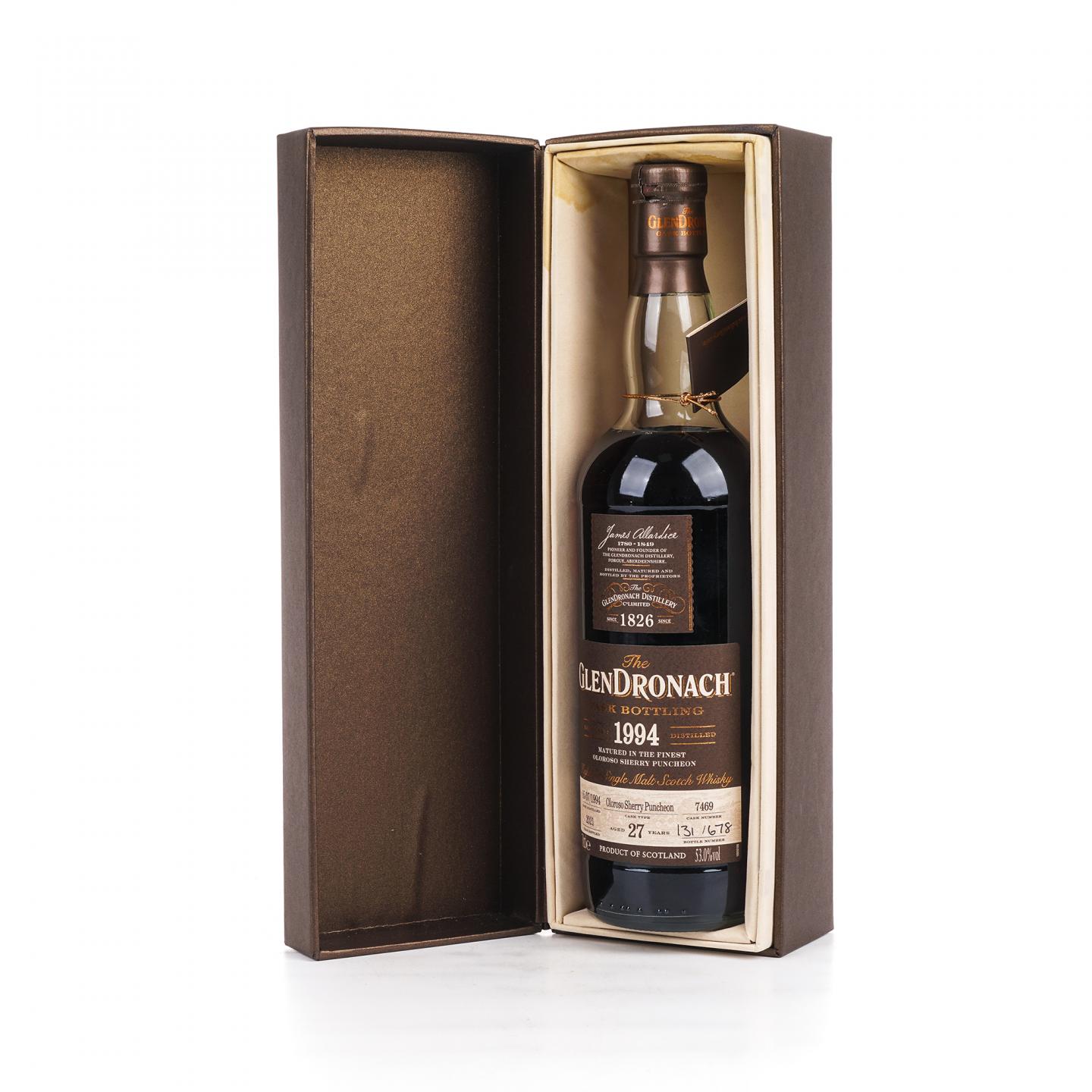 Glendronach 格兰多纳 27年 1994-2021 雪莉桶#7469