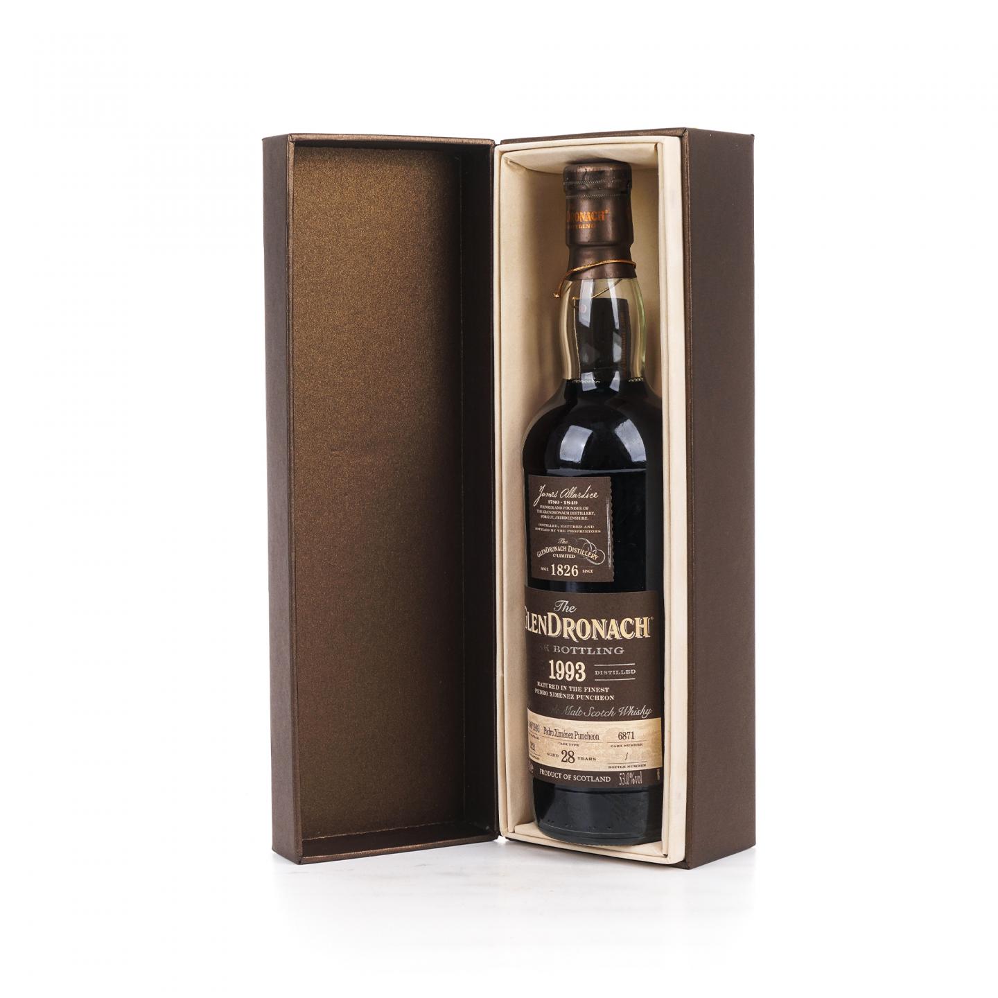 Glendronach 格兰多纳 28年 1993-2021 雪莉桶#6871