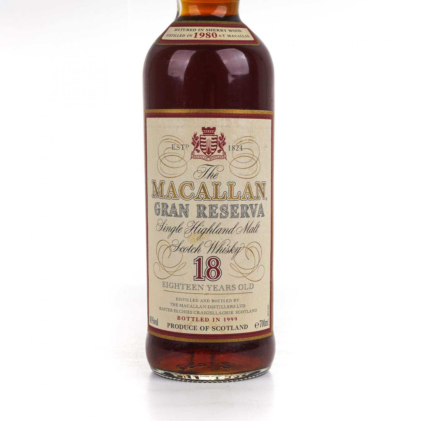 Macallan 麦卡伦 18年 1980-1999 紫钻
