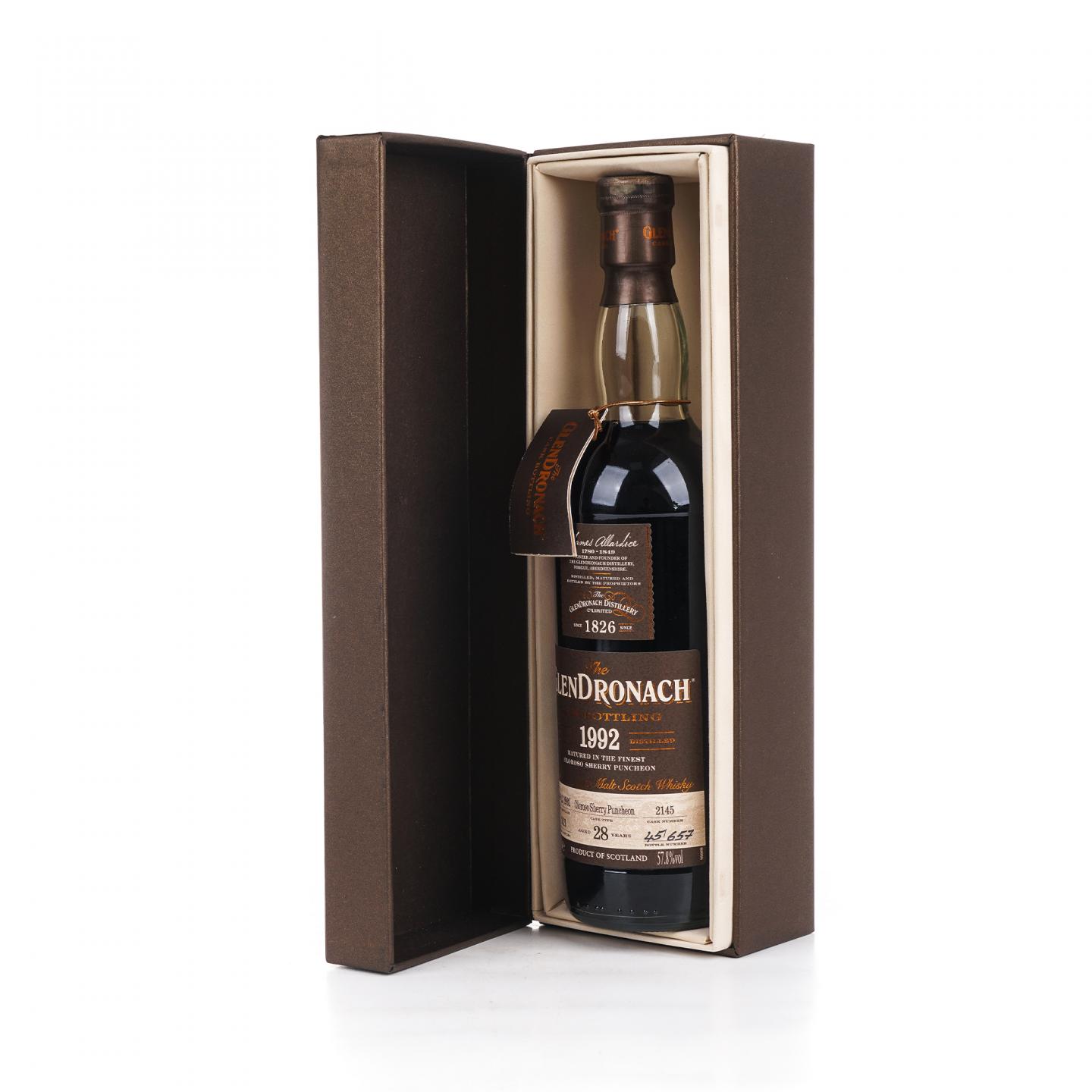 Glendronach 格兰多纳 28年 1992-2021 雪莉桶#2145