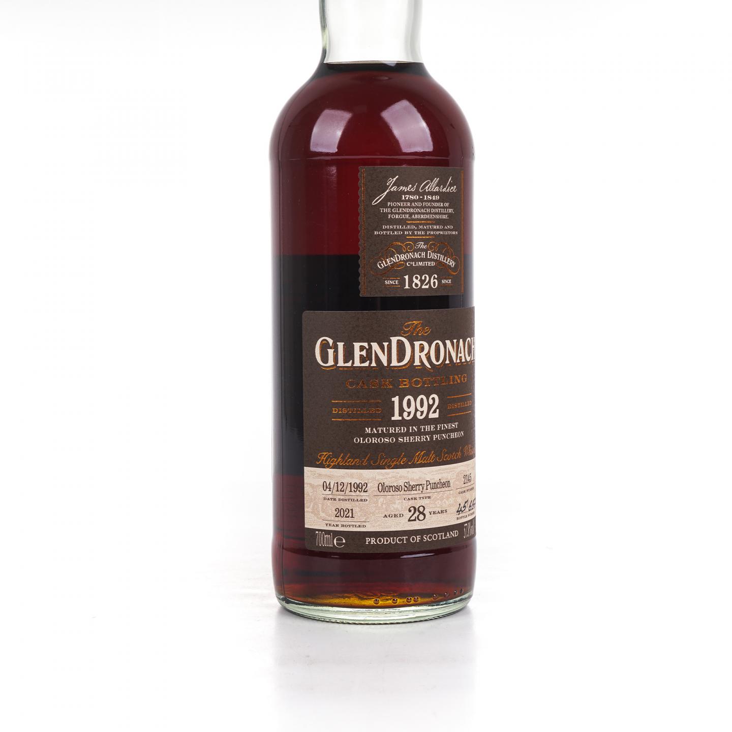 Glendronach 格兰多纳 28年 1992-2021 雪莉桶#2145