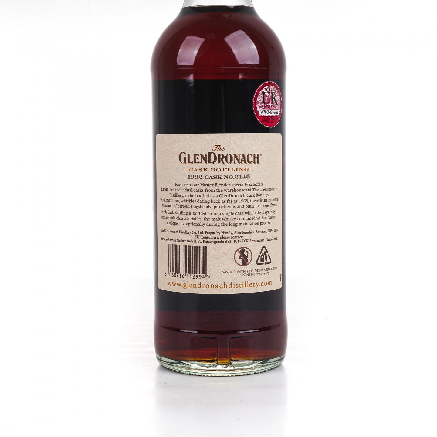 Glendronach 格兰多纳 28年 1992-2021 雪莉桶#2145