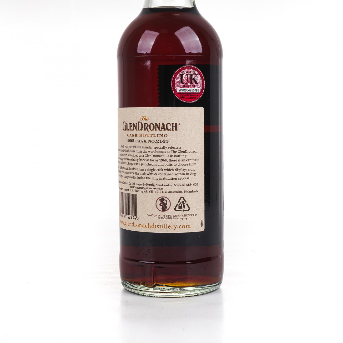 Glendronach 格兰多纳 28年 1992-2021 雪莉桶#2145