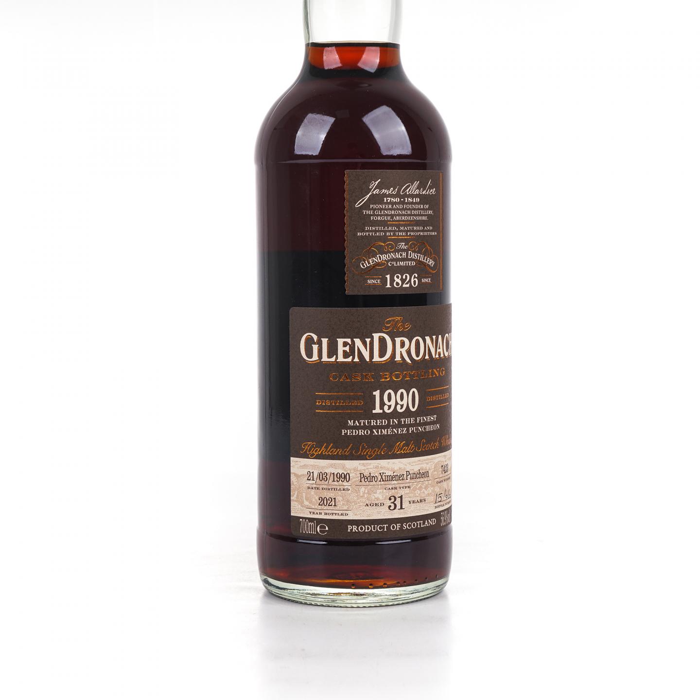 Glendronach 格兰多纳 31年 1990-2021 雪莉桶#7423