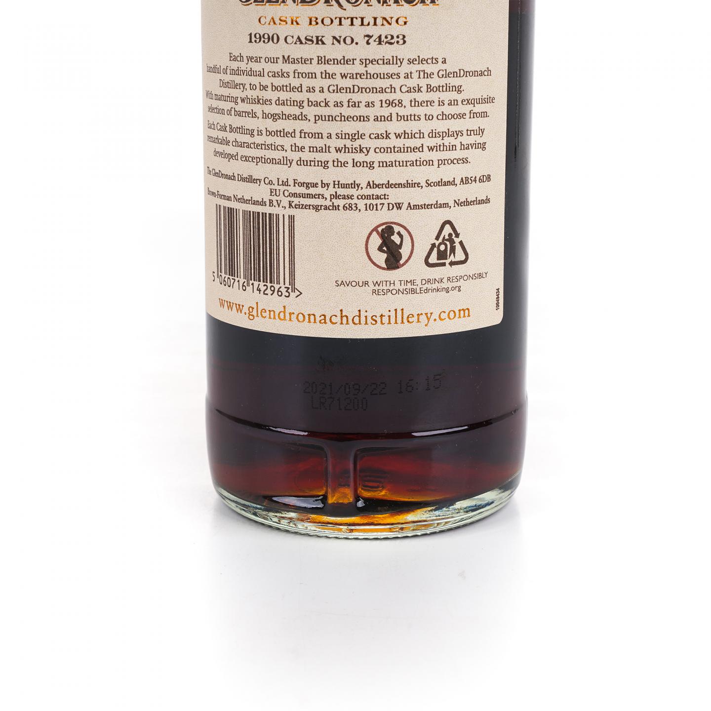 Glendronach 格兰多纳 31年 1990-2021 雪莉桶#7423