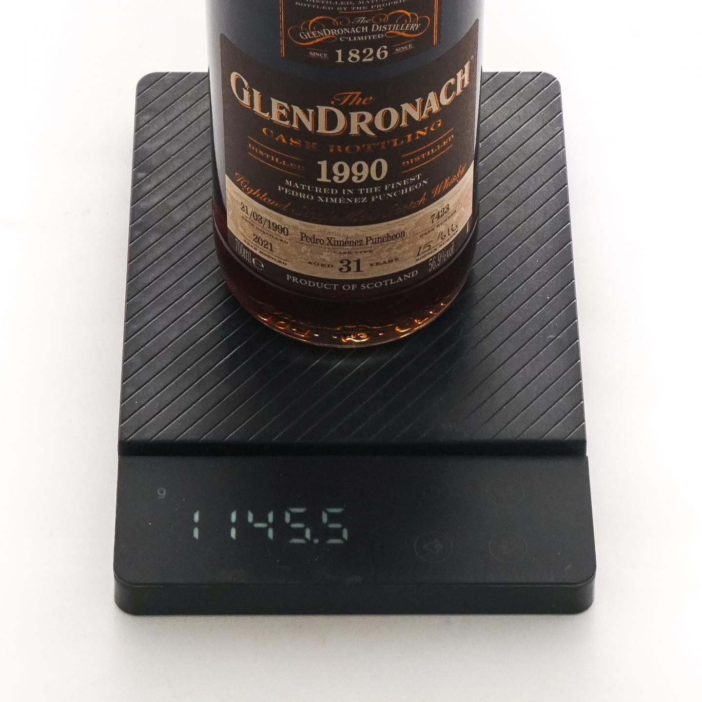 Glendronach 格兰多纳 31年 1990-2021 雪莉桶#7423