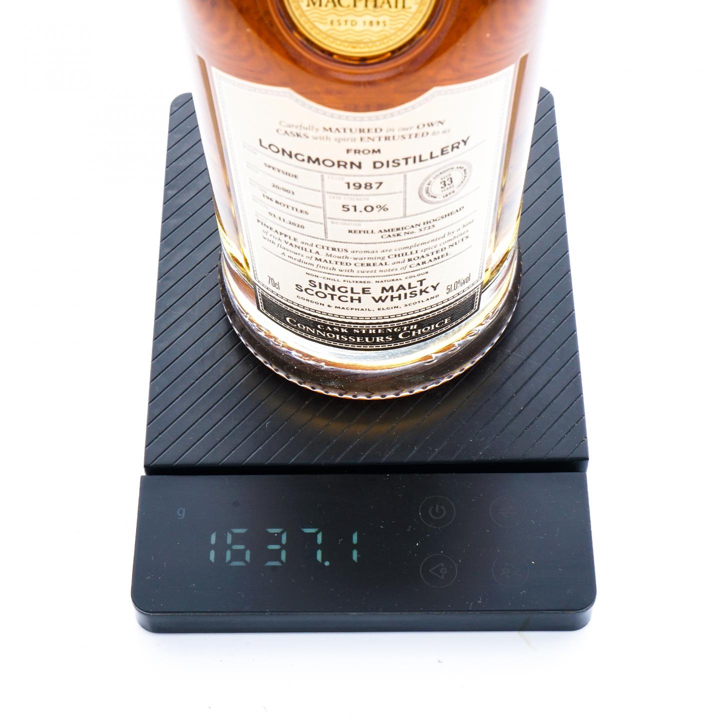 Longmorn 朗摩 33年 1987-2020 GM 桶强#5725