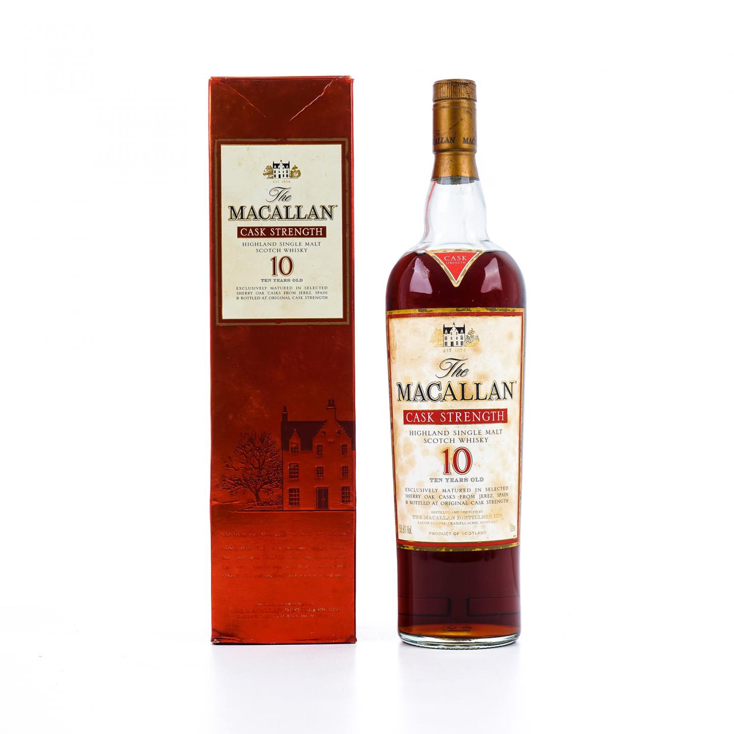 Macallan 麦卡伦 10年 桶强 1升装 58.6%