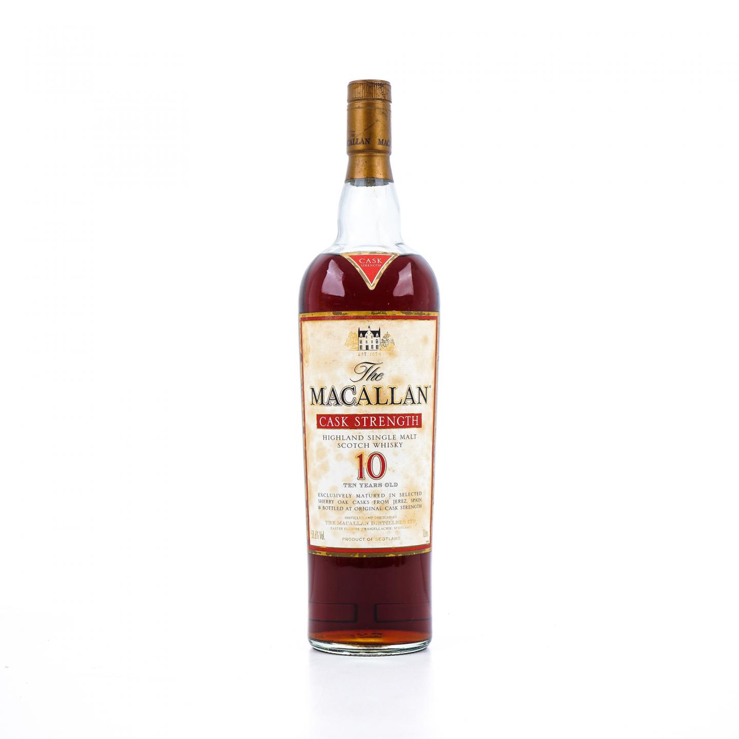 Macallan 麦卡伦 10年 桶强 1升装 58.6%