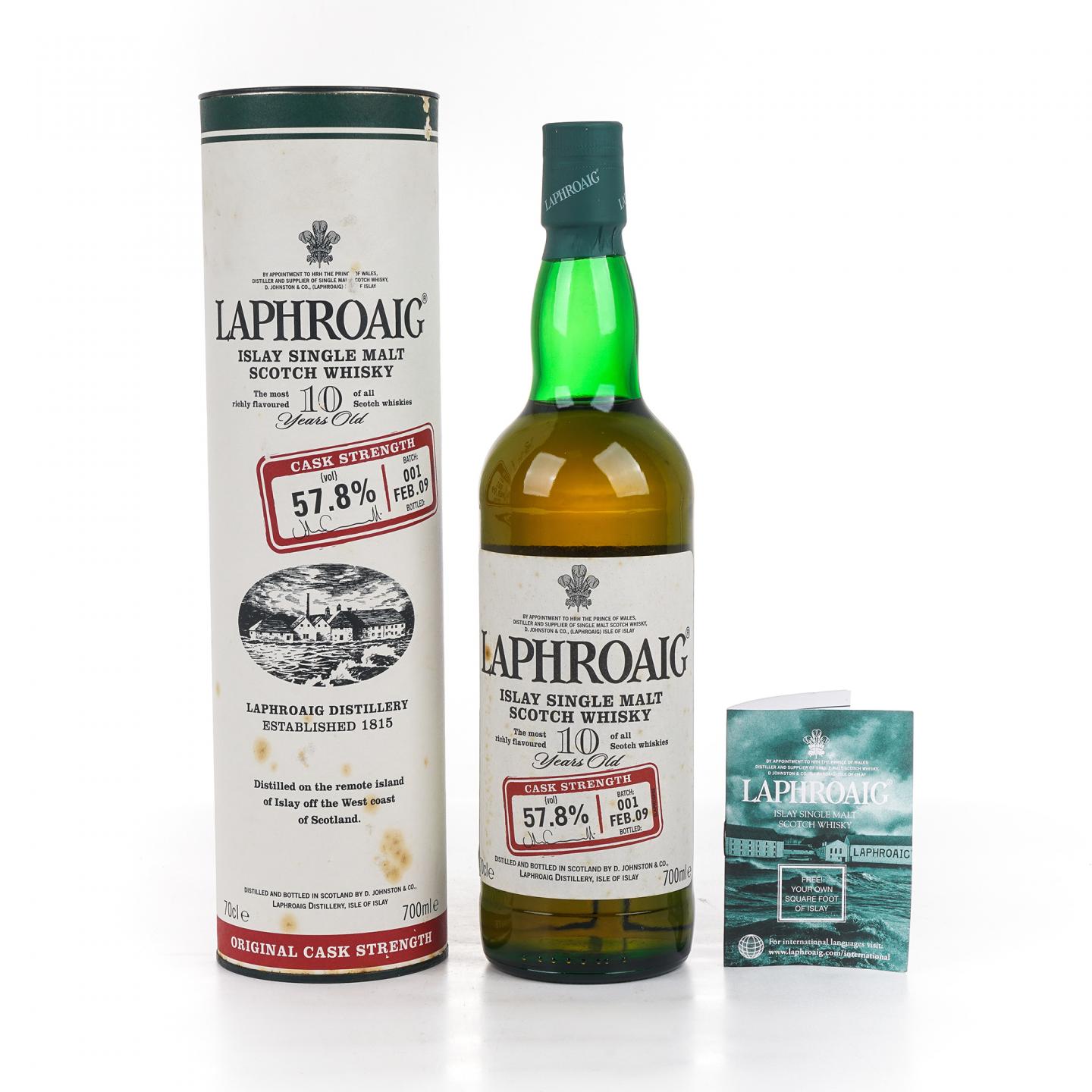 Laphroaig 拉弗格 10年 桶强 Batch 001 57.8% 700ml