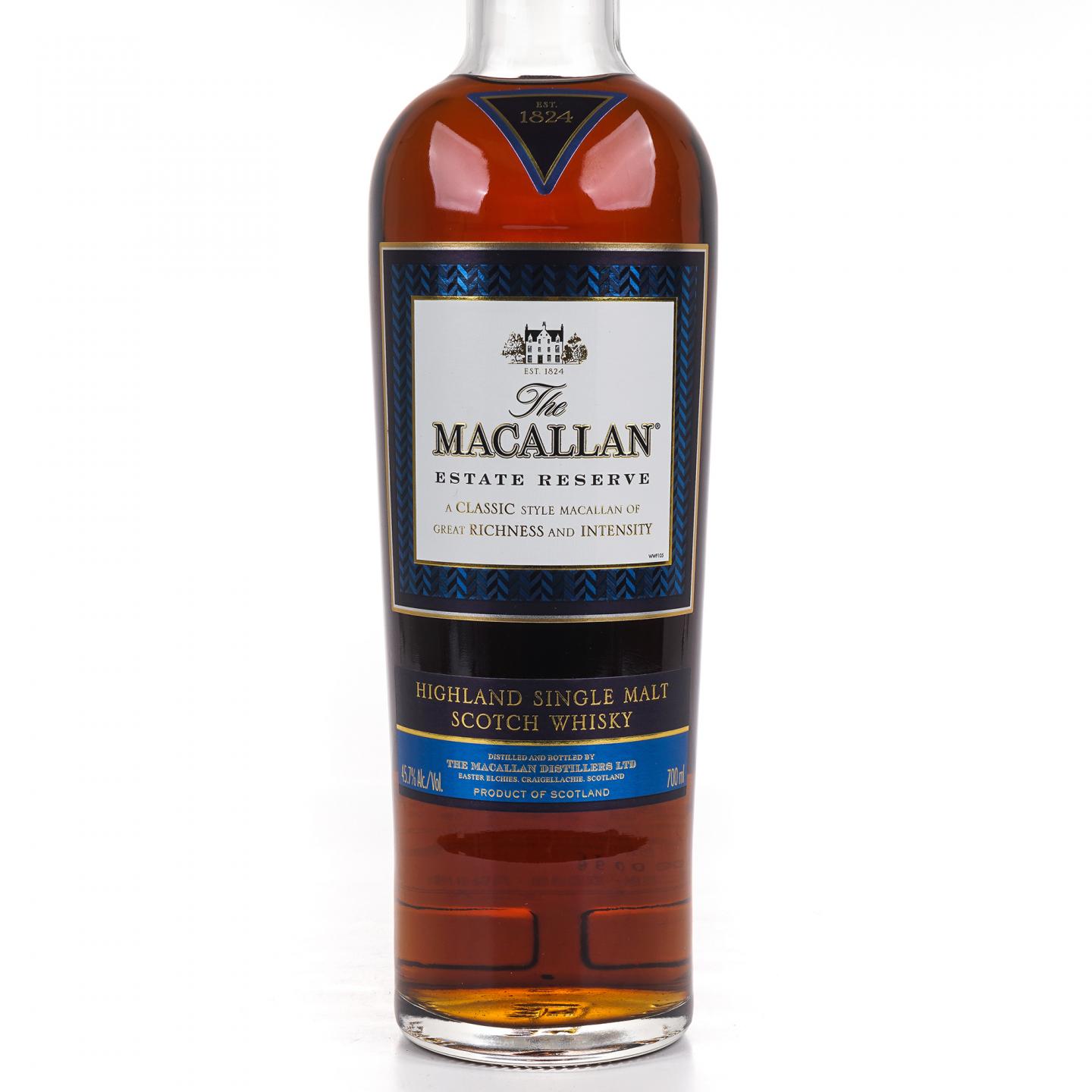 Macallan 麦卡伦 1824 Estate Reserve 蓝标酒庄珍藏