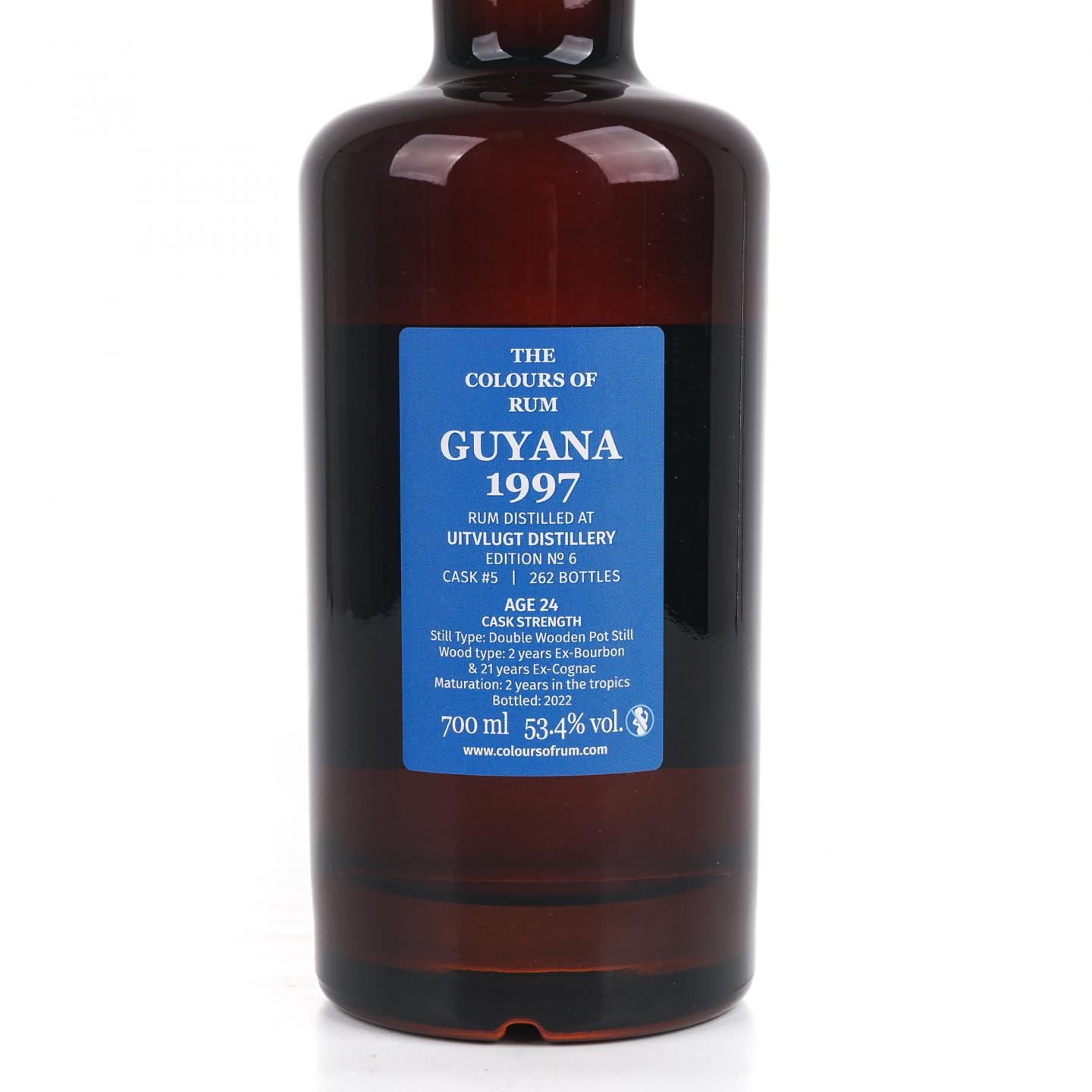 Uitvlugt 24年 1997-2022 圭亚那朗姆酒 Edition No. 6