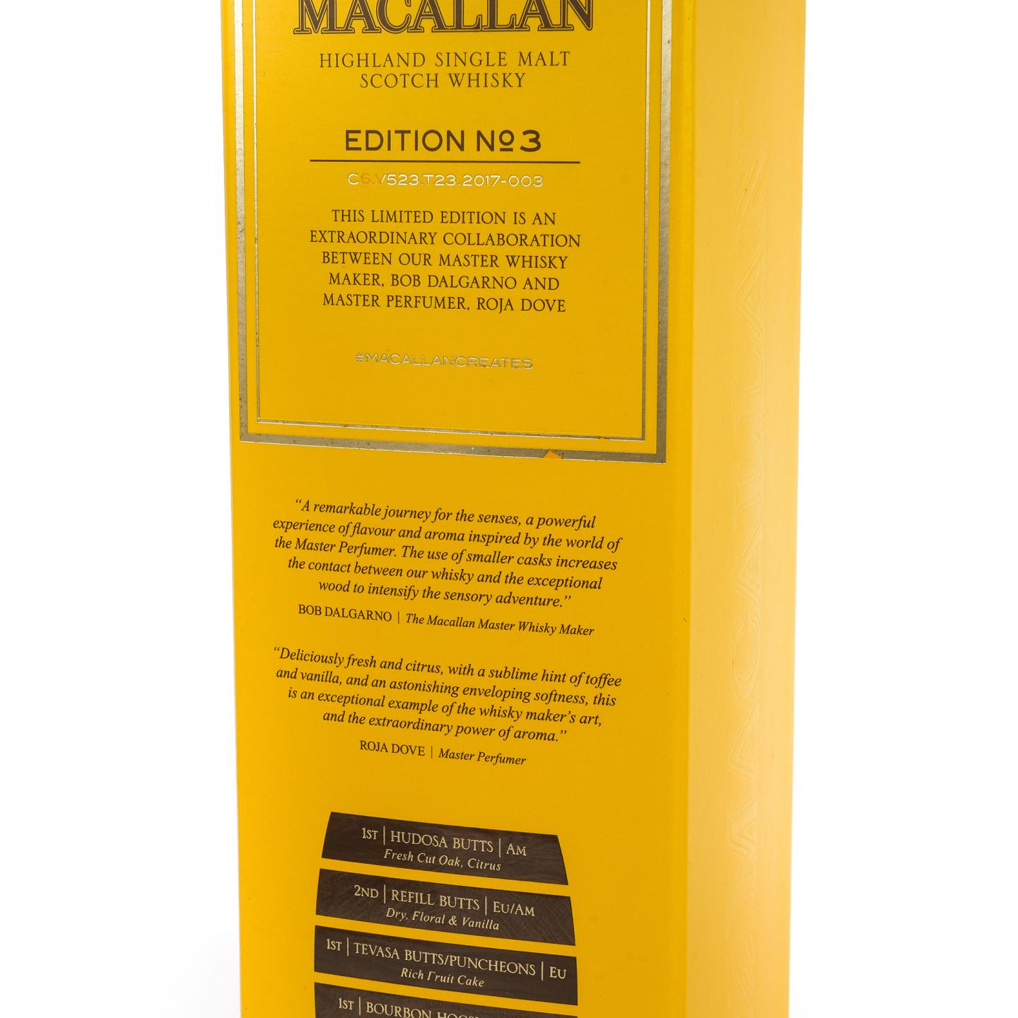 Macallan 麦卡伦 Edition No.3 700ml