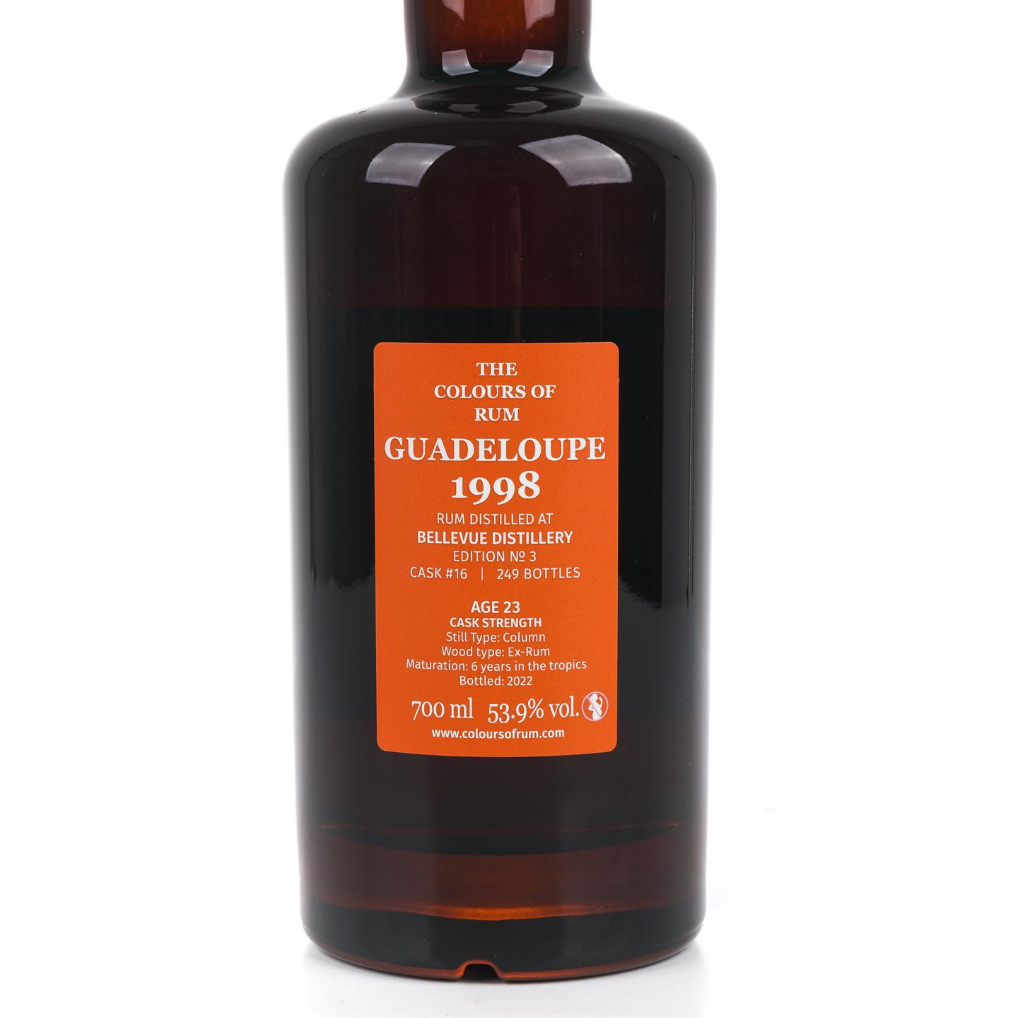 Bellevue 瓜德罗普 23年 1998-2022 朗姆酒 Edition No.3 桶强