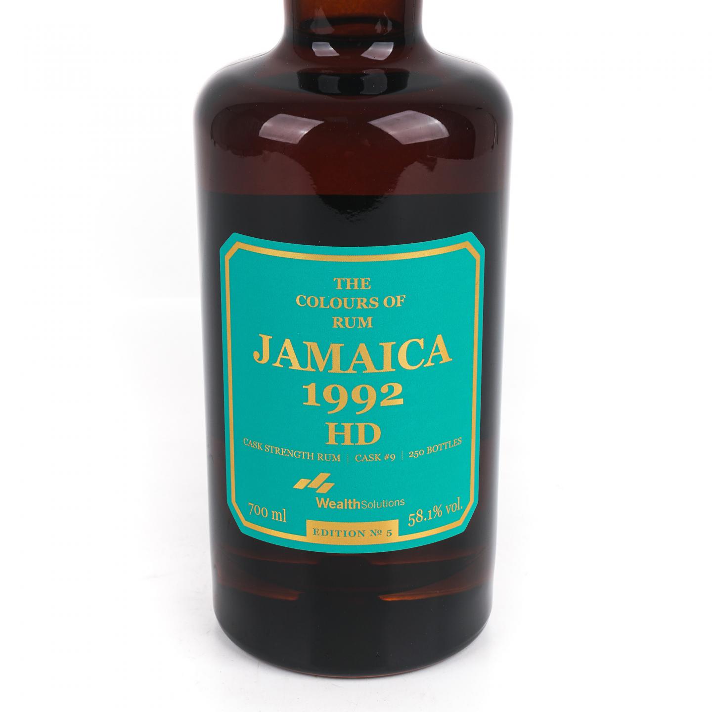 HD 牙买加 29年 1992-2022 朗姆酒 Edition No.5 桶强
