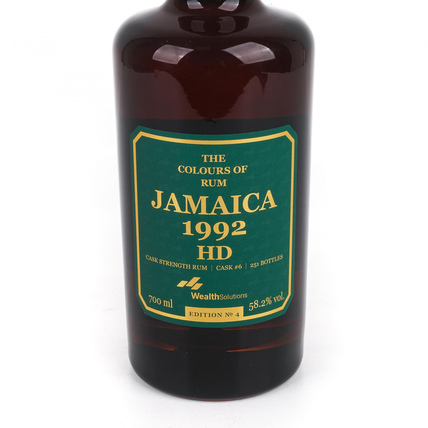 HD 牙买加 29年 1992-2022 朗姆酒 Edition No.4 桶强