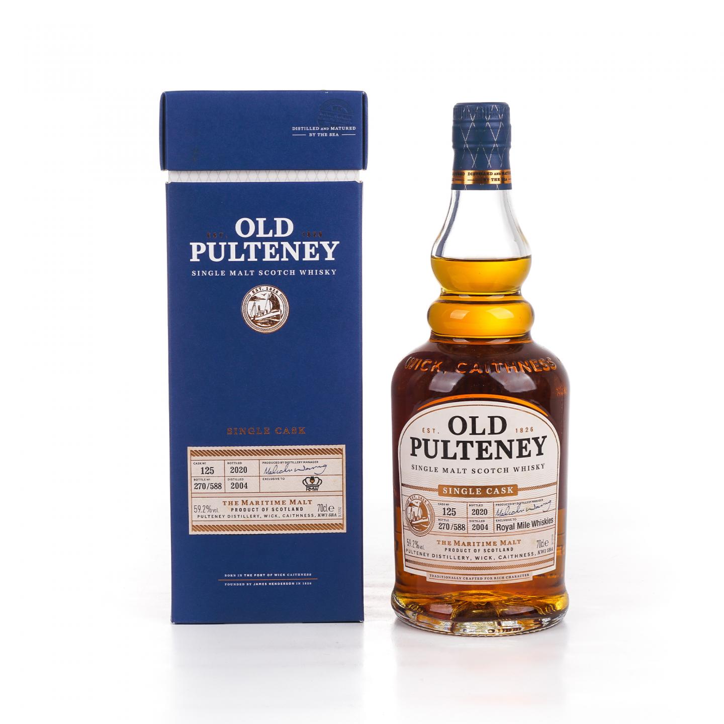 Old Pulteney 老富特尼 2004-2020 单桶#125