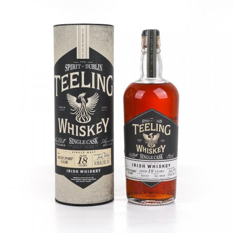 Teeling 帝霖 18年 2022 红宝石波特桶#55117 行货