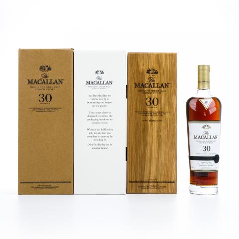 【附X光图】Macallan 麦卡伦 30年 2023 雪莉桶 黑腰带 700ml