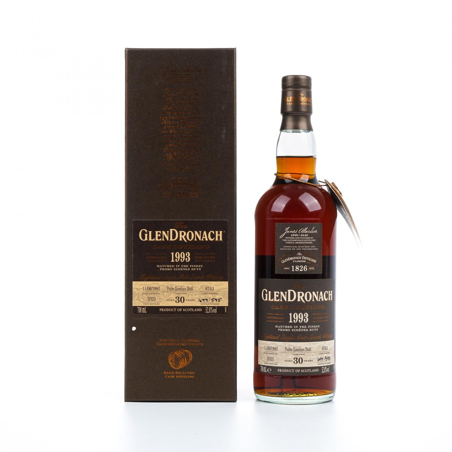 Glendronach 格兰多纳 30年 1993-2023 雪莉桶#6753